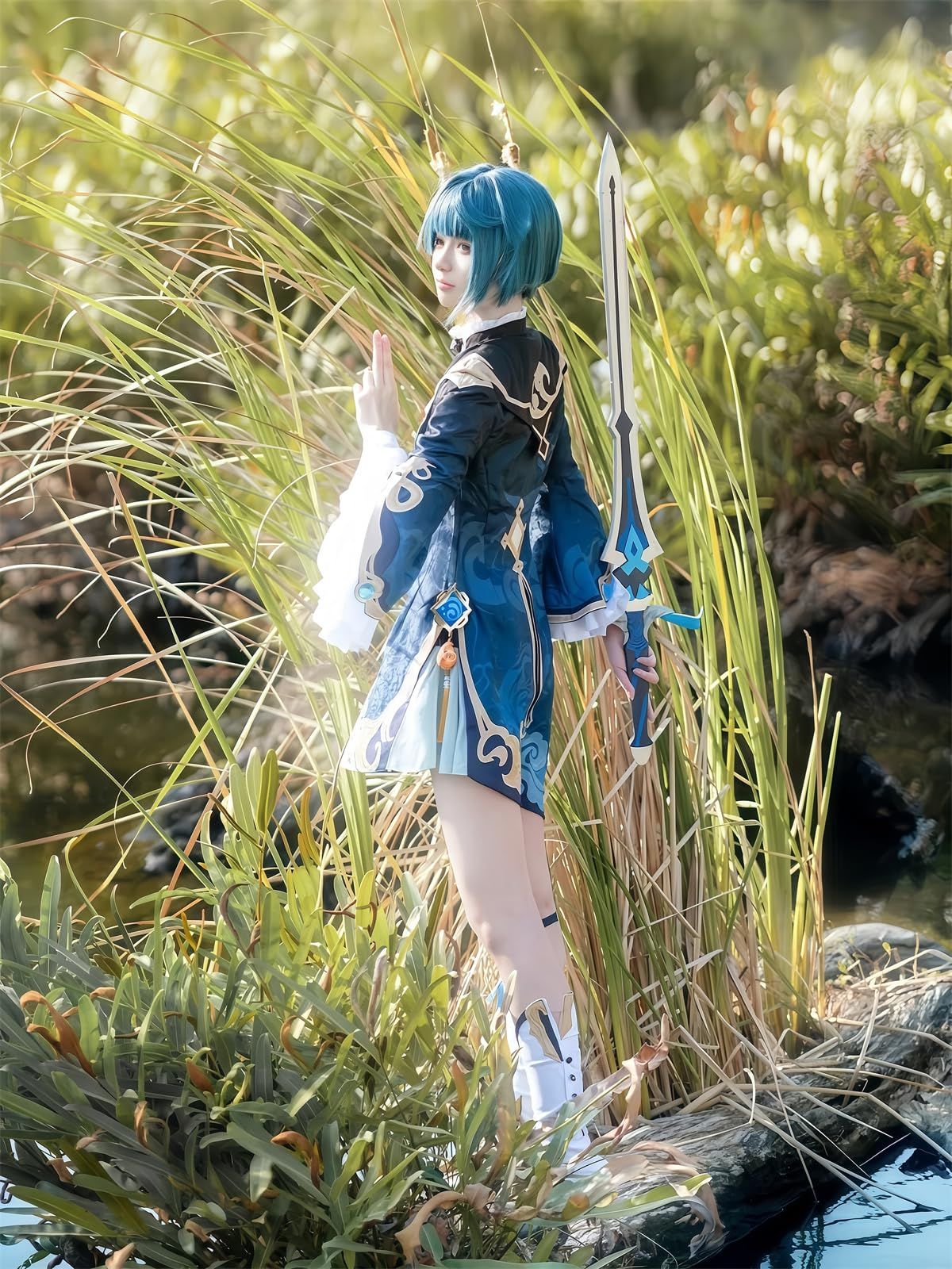 アニメ 行秋 綺良々 刻晴 凝光 フィッシュル 鍾離 コスプレ 胡桃 神里綾華 モナ コスプレ衣装 原神 NOKIJP