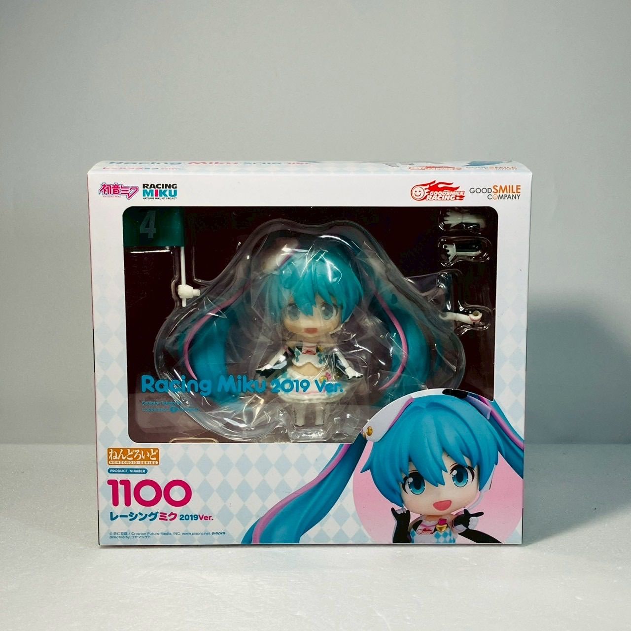 湘-12 未開封品 ねんどろいど 1100 レーシングミク 2019Ver. 初音ミク GTプロジェクト 完成品 可動フィギュア グッドスマイルレーシング