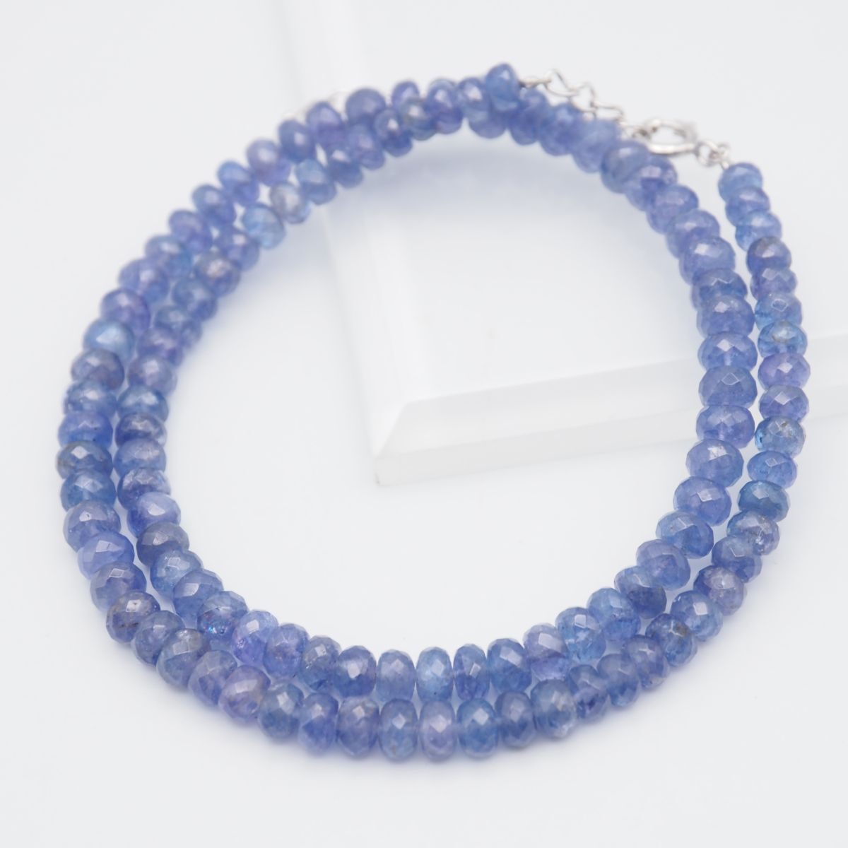H261 タンザナイト? アイオライト? ネックレス デザイン シルバー