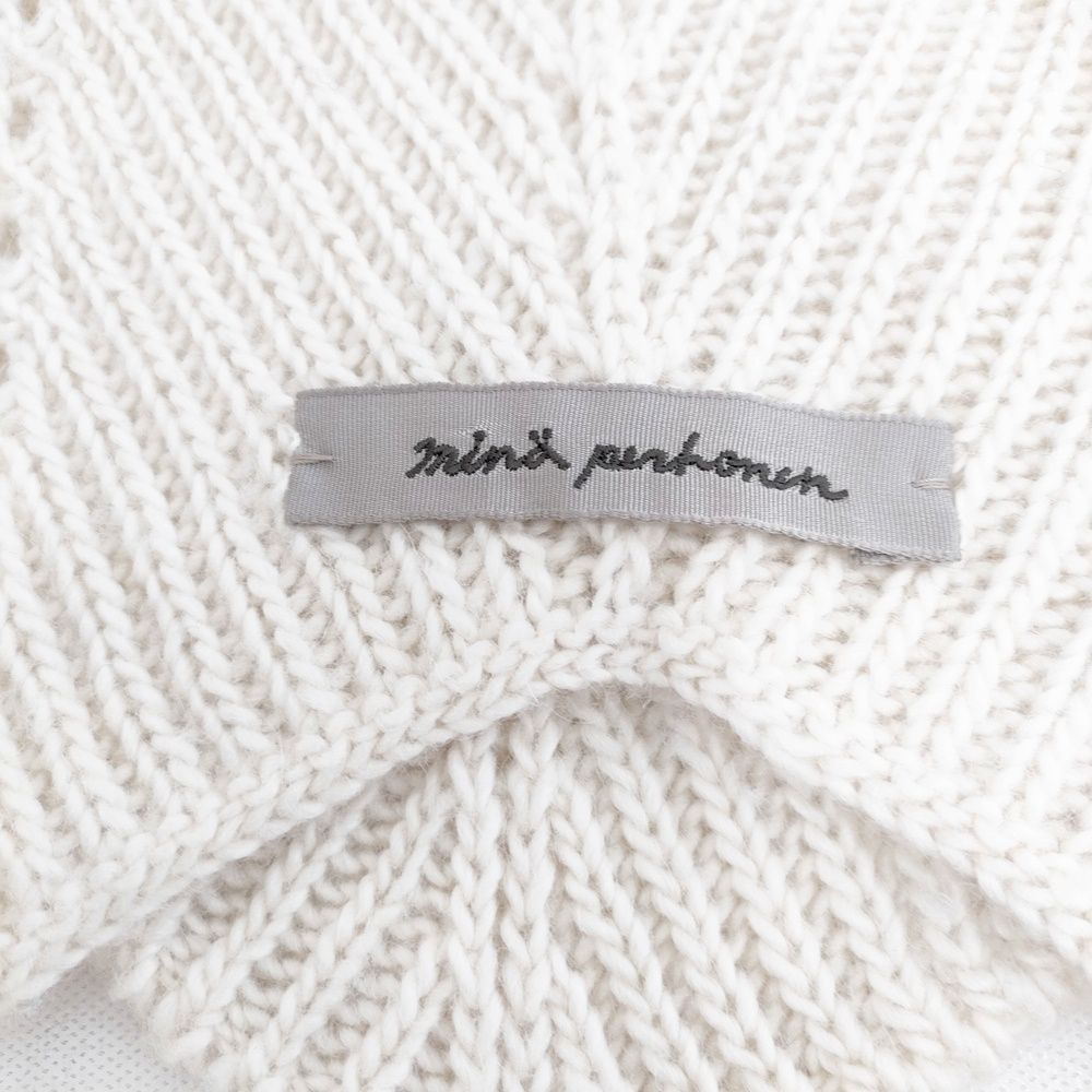 mina perhonen aaa7940 nuoli アルパカ マフラー ストール 定価30800円 マフラー オフホワイト レディース ミナペルホネン 5-1016T◎