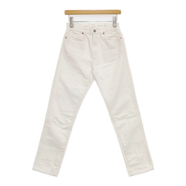 45R 45rpm ライ麦デニムのクロスビー5 ホワイト 定価25300円 デニムパンツ ホワイト レディース フォーティーファイブアールピーエム 5-1016G∞