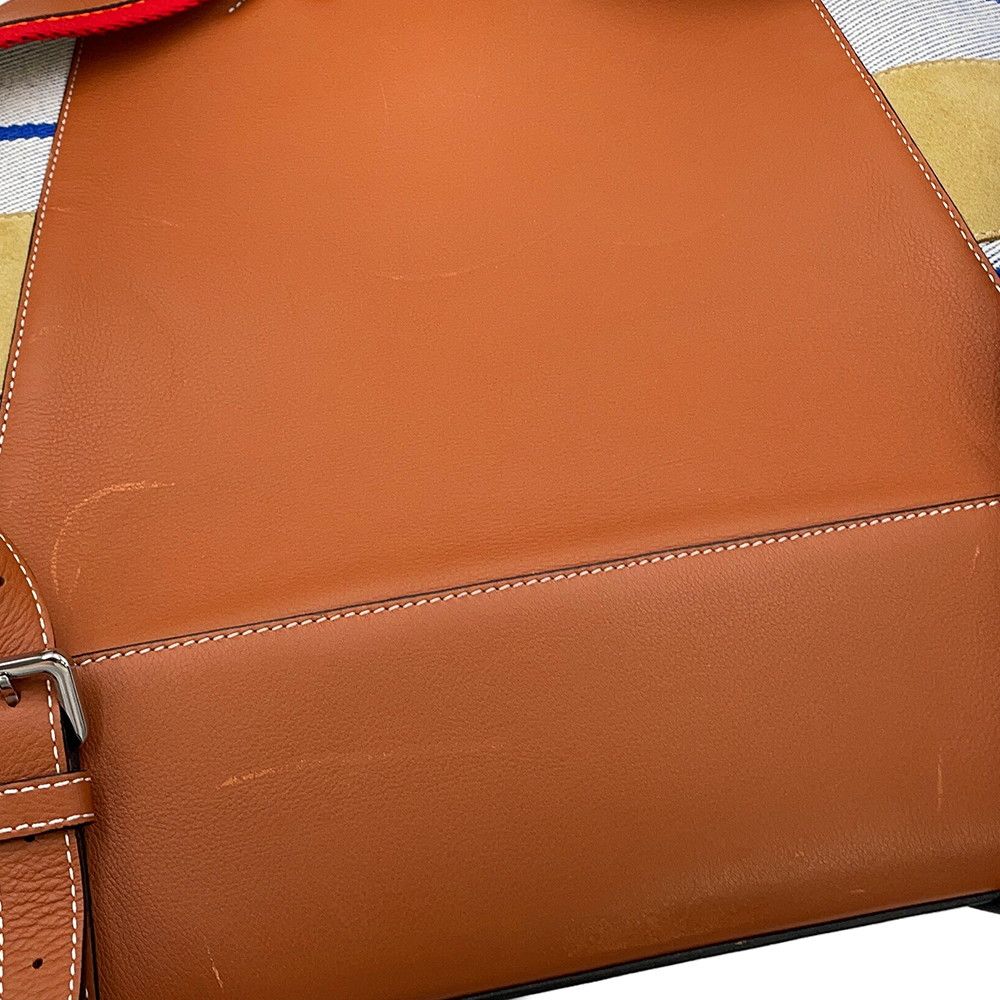 ロエベ リュック アナグラム ゴヤ キャンバス レザー 335.72.S53 LOEWE バッグ バックパック DECORATOM_COM_BR