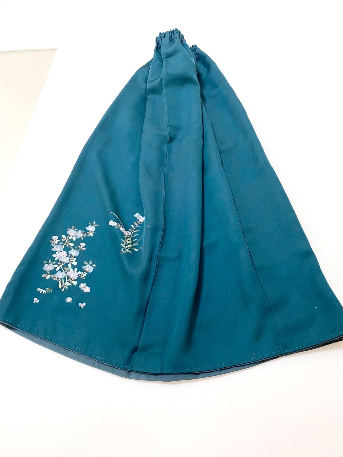 大人 着物スカートフリーサイズ着物リメイクウエストゴムロングスカートフリーサイズ