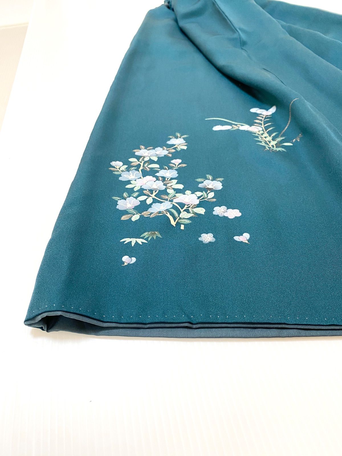 大人 着物スカートフリーサイズ着物リメイクウエストゴムロングスカートフリーサイズ