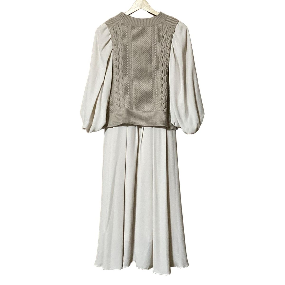 CELFORD セルフォード ワンピースセットアップ レディース - ベージュ プリーツ