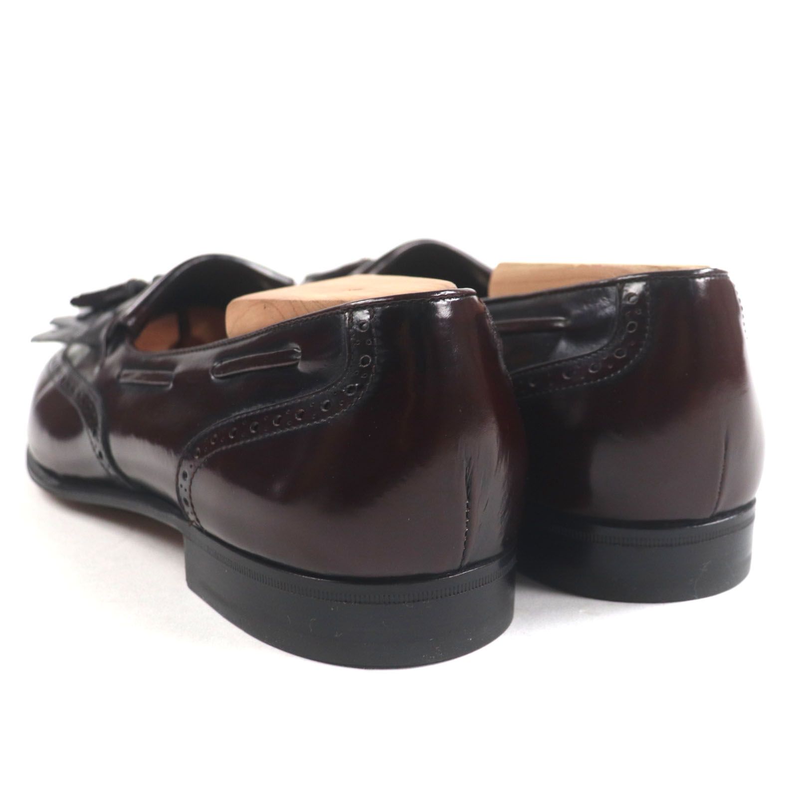 美品 サルヴァトーレフェラガモ ローファー ヴァラ レザー 8 1/2 2E Salvatore Ferragamo サルバトーレ フェラガモ ダブルガンチーニ