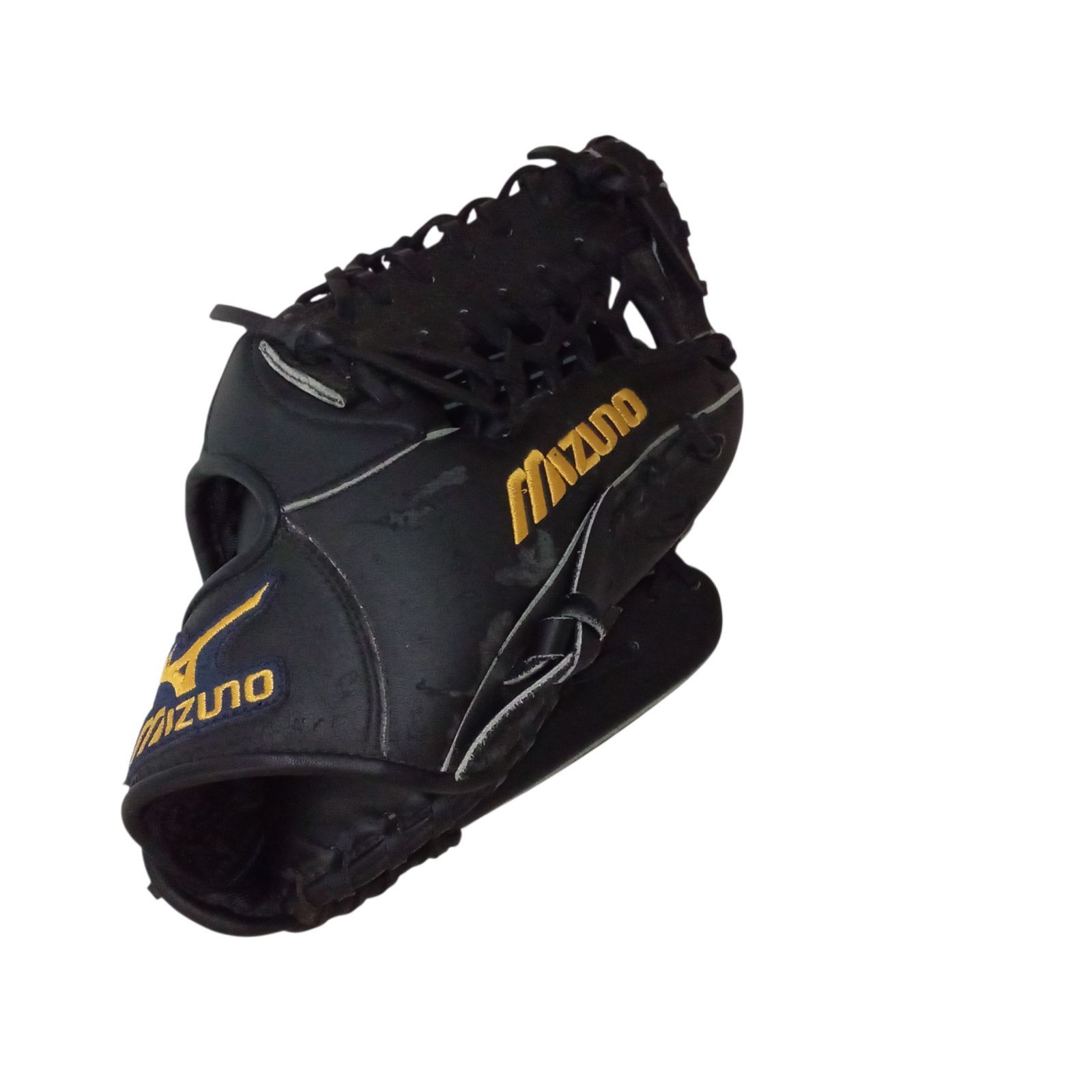 X10385 野球用グローブ MIZUNO ミズノ 黒 ブラック 中古 - メルカリ