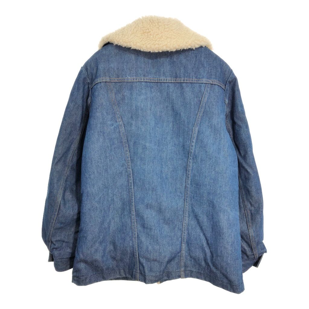 70年代 Wrangler ラングラー Wrange Coat ランチコート ヴィンテージ ブルー メンズ MEDIUM 古着 V6009