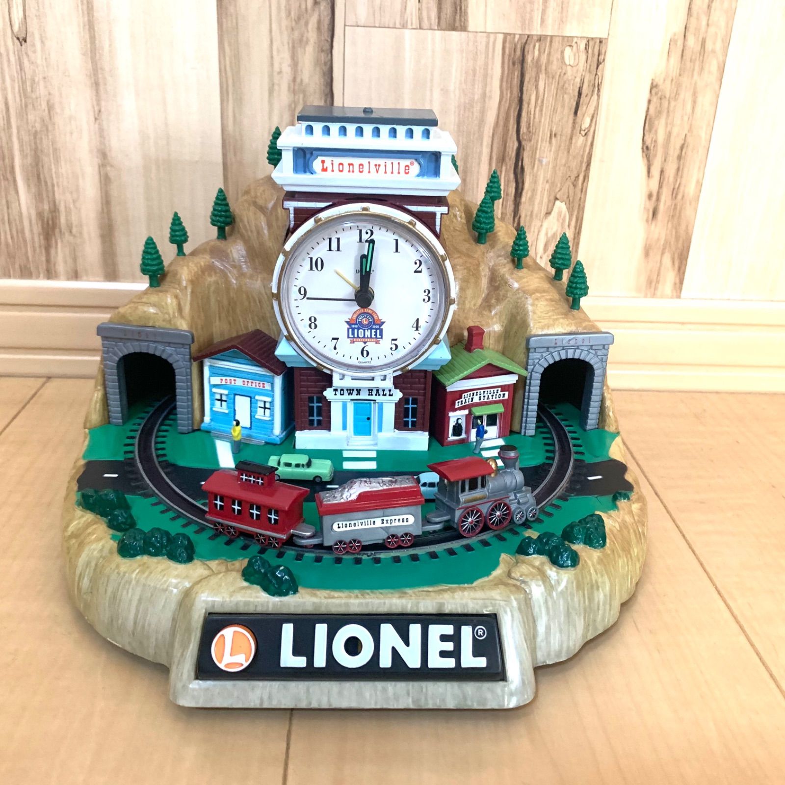 品 100周年記念モデル Lionel ライオネルビル鉄道駅目覚まし時計 Lionelville Railroad Station Alarm Clock