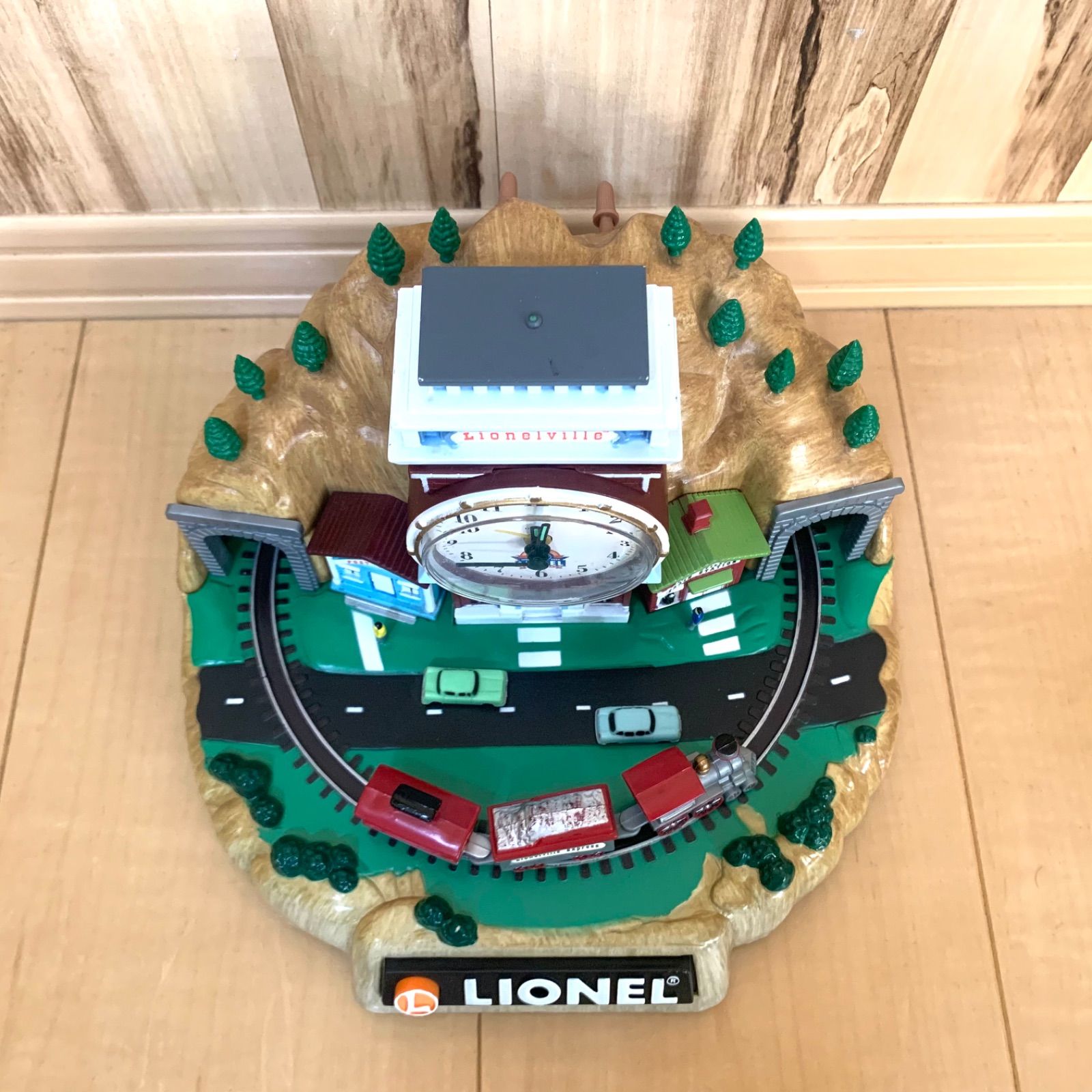 品 100周年記念モデル Lionel ライオネルビル鉄道駅目覚まし時計 Lionelville Railroad Station Alarm Clock