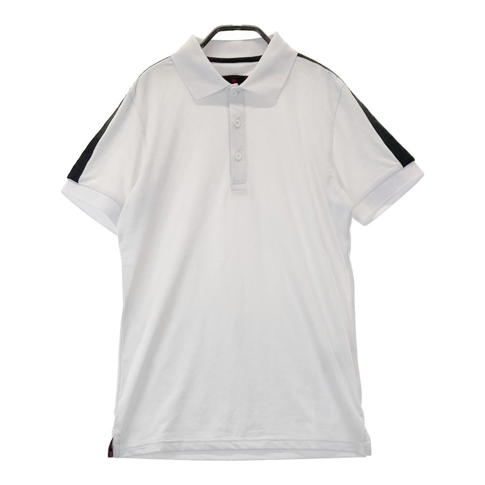 サイズ S BRIEFING GOLF ブリーフィング 半袖ポロシャツ 袖ロゴ ホワイト系 240101539816 ゴルフウェア メンズ ストスト