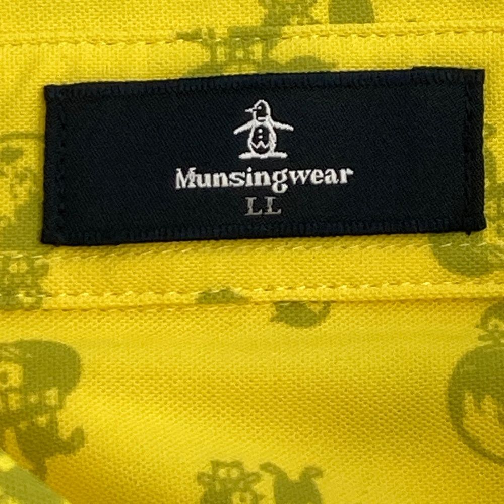 サイズ LL MUNSING WEAR マンシングウェア ペンギン刺繍 半袖ポロシャツ リトルピート柄 イエロー系 240101542369 ゴルフウェア メンズ ストスト LLC-HASEGAWATOSO_COM