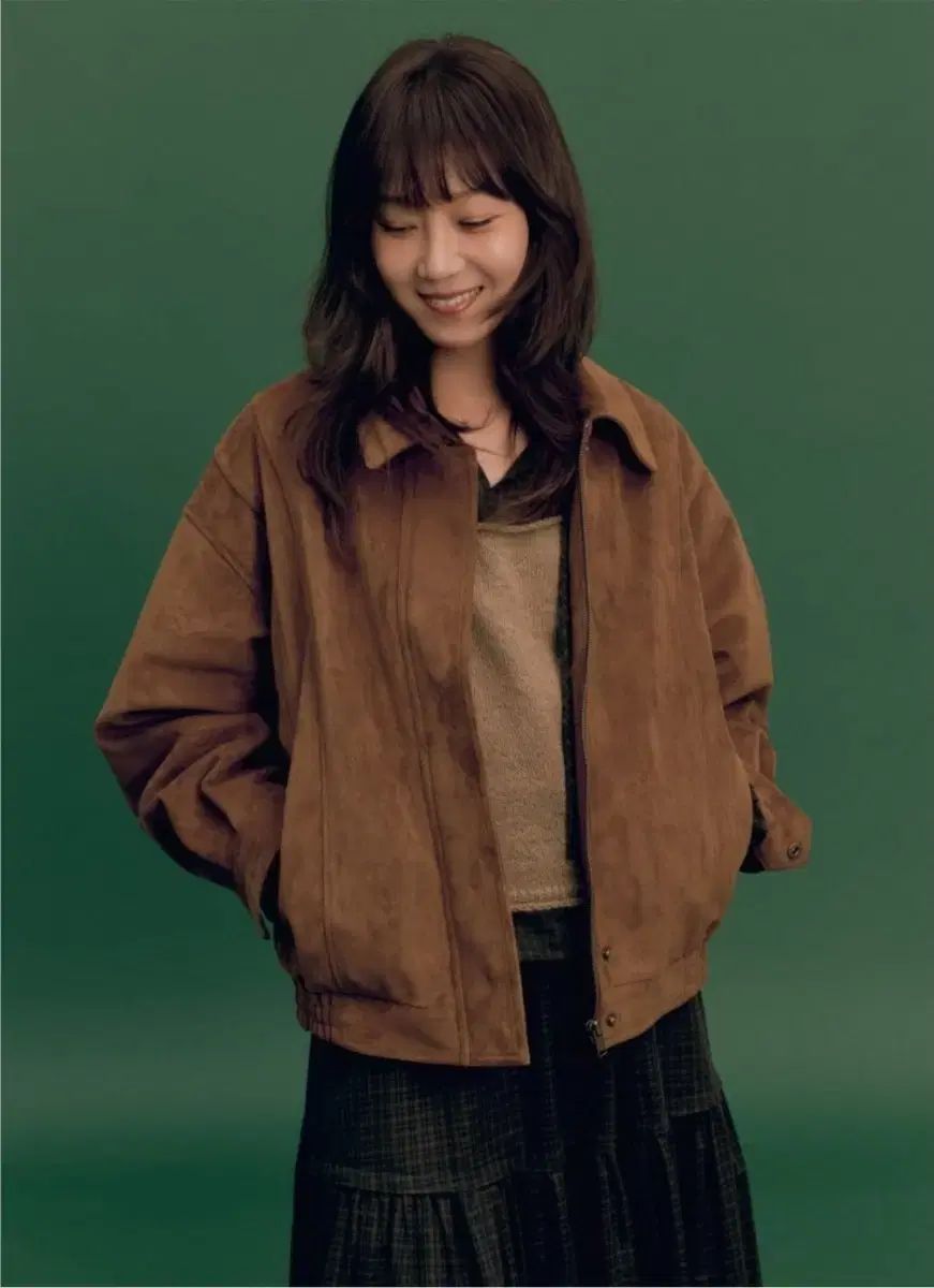 ディパウンド スウェード ルーズ ジャケット