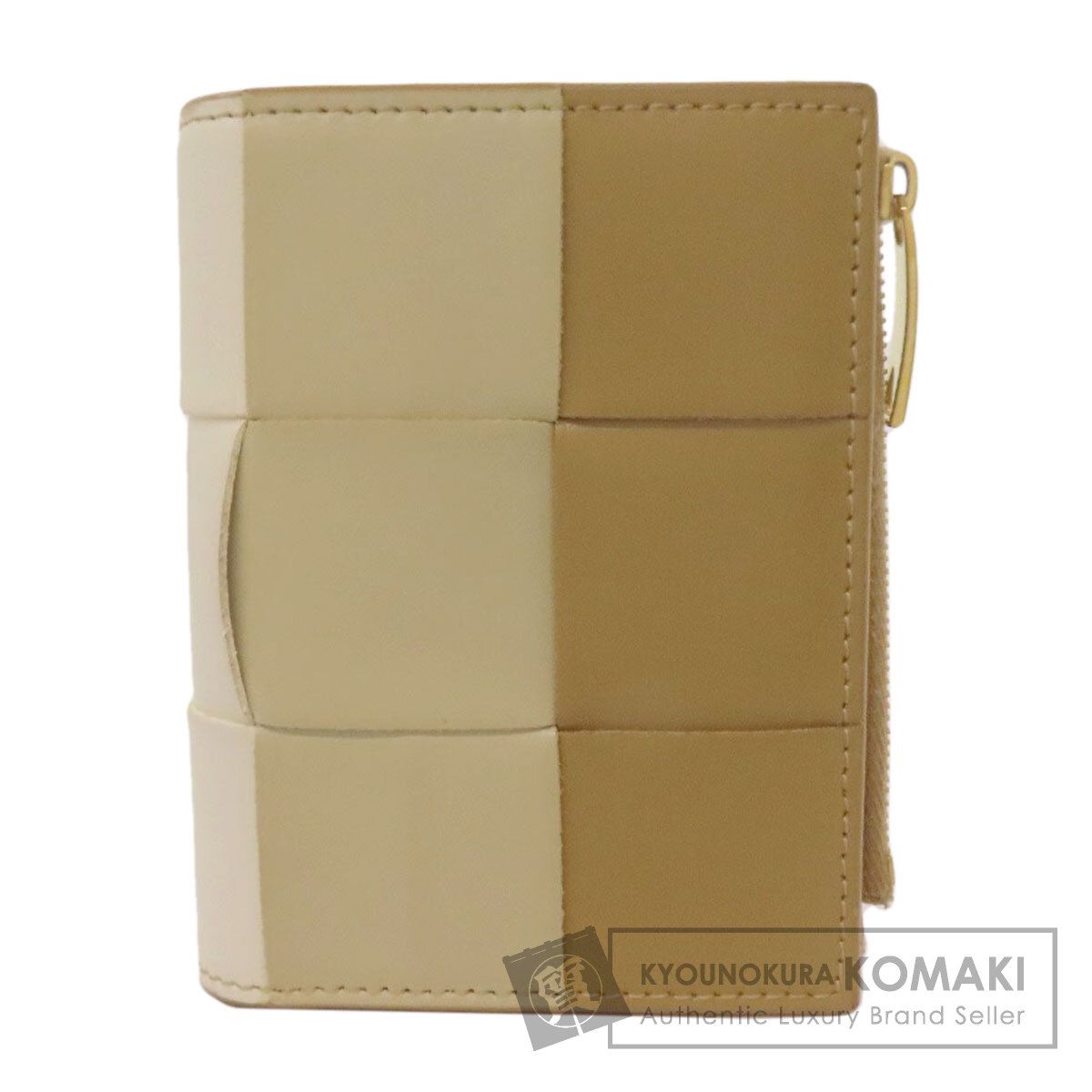 BOTTEGA VENETA ボッテガヴェネタ カセット バイフォールド ウォレット 二つ折り財布 小銭入れあり カーフ レディース