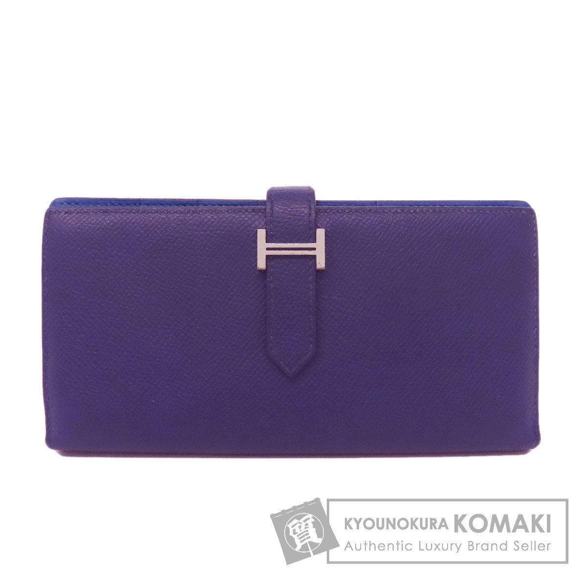 HERMES エルメス ベアンスフレ シルバー金具 長財布 小銭入れあり エプソン レディース