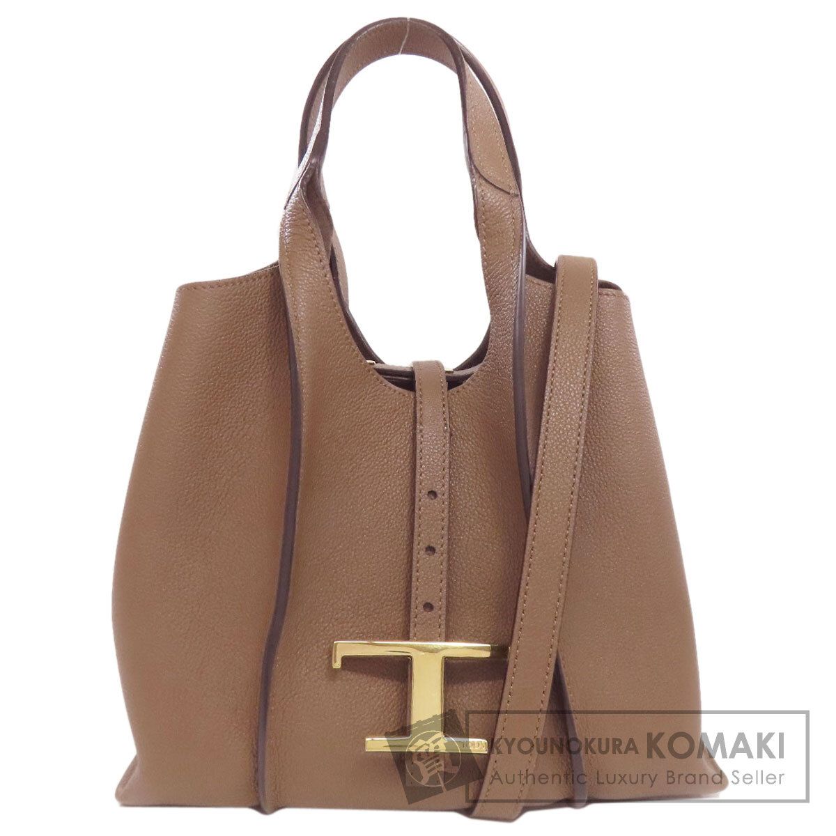 TODS トッズ 2WAY ハンドバッグ カーフ レディース