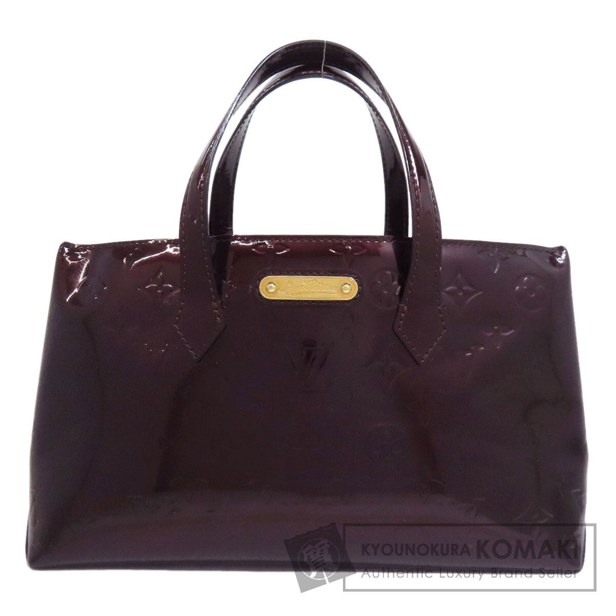 LOUIS VUITTON ルイヴィトン M93641 ウィルシャーPM ハンドバッグ ヴェルニ レディース