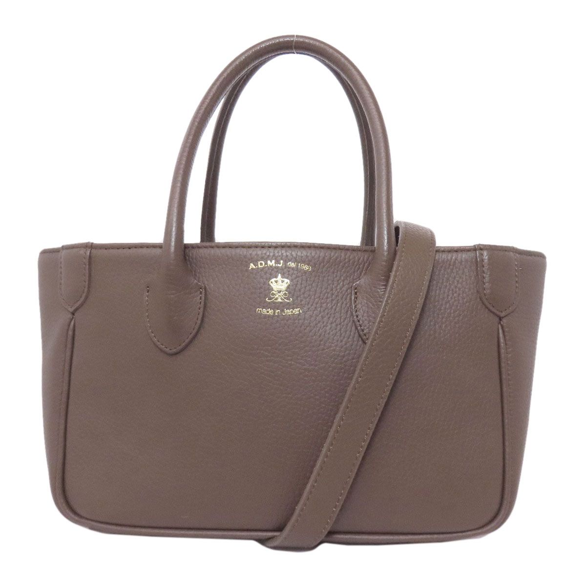 ADMJ エーディーエムジェイ 2WAY ハンドバッグ レザー レディース