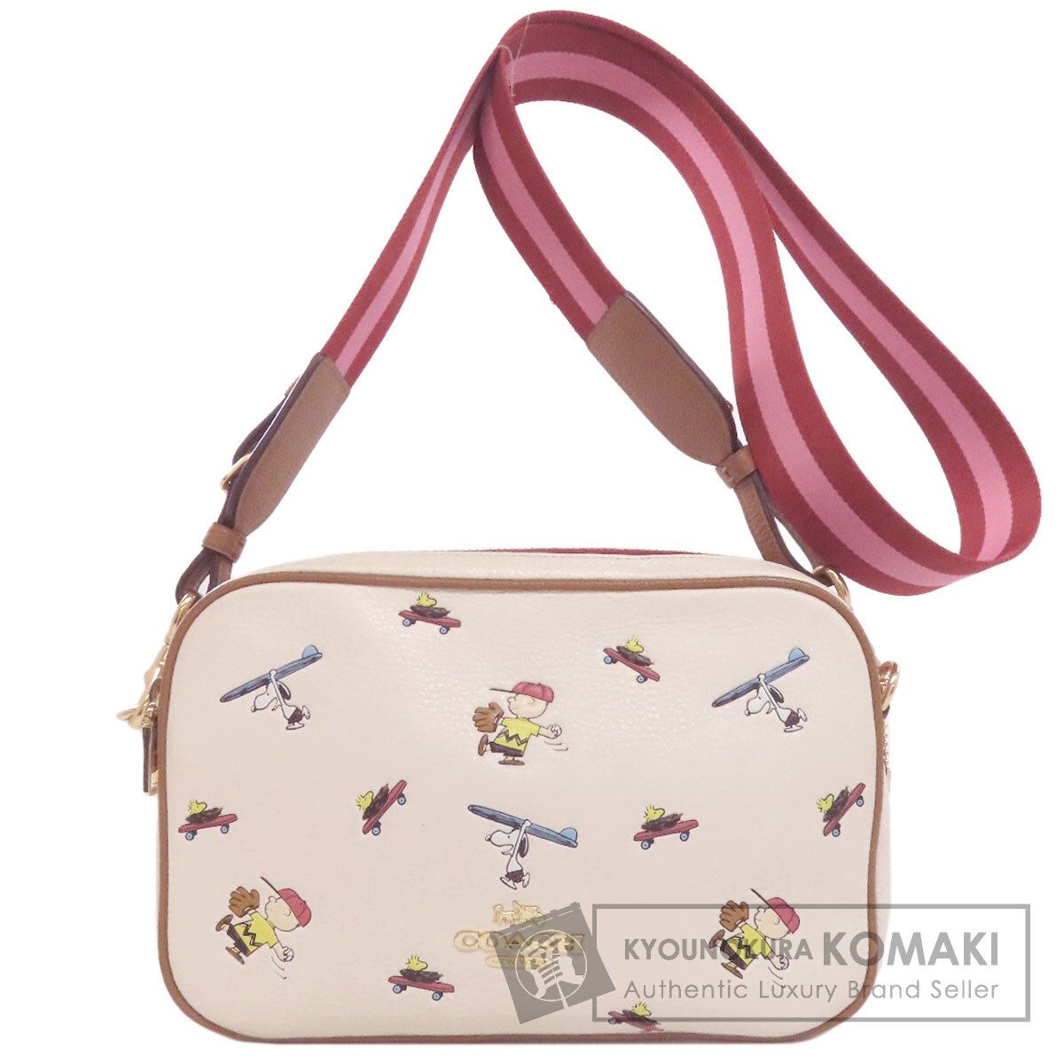 COACH コーチ C4911 ピーナッツコラボ ショルダーバッグ レザー レディース