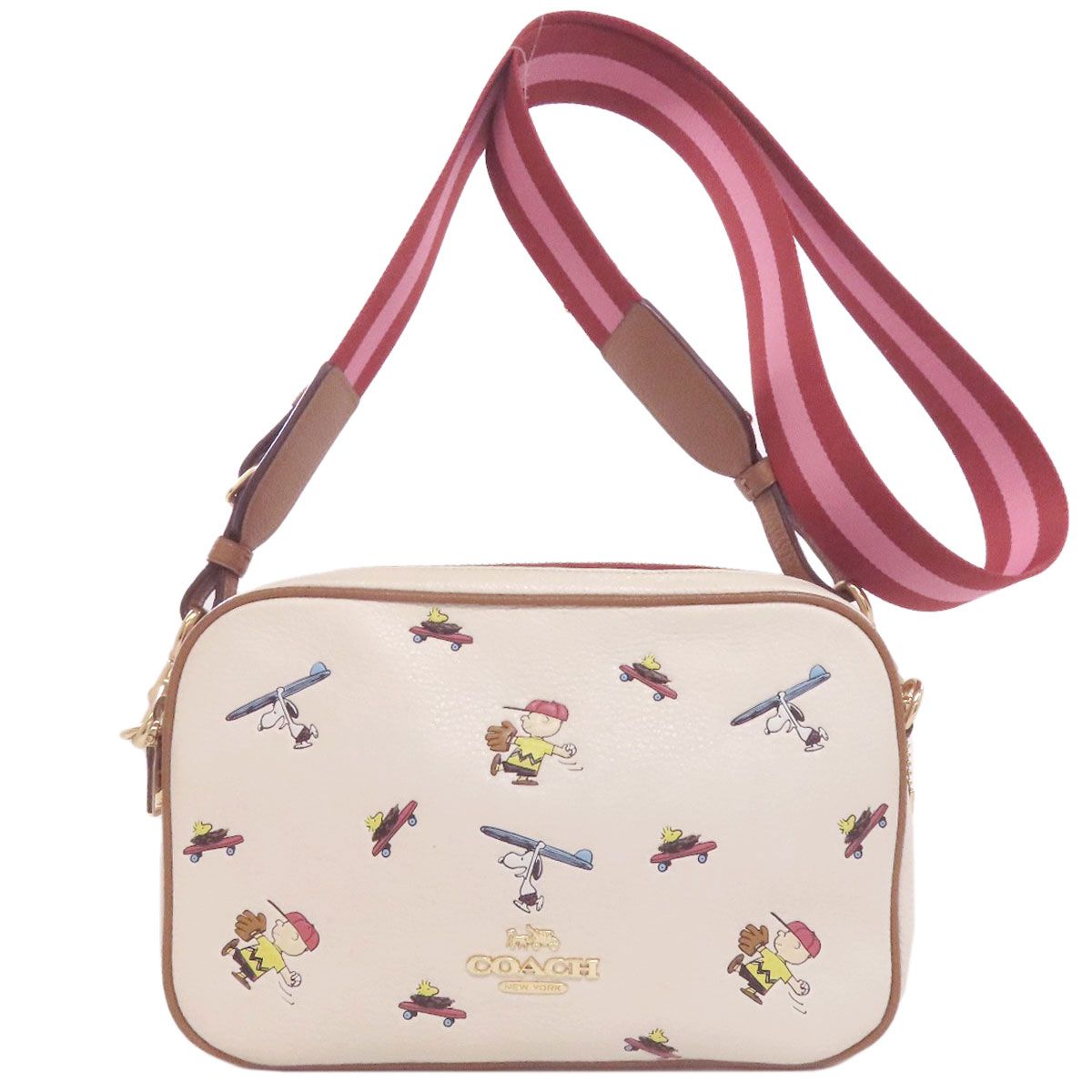 COACH コーチ C4911 ピーナッツコラボ ショルダーバッグ レザー レディース