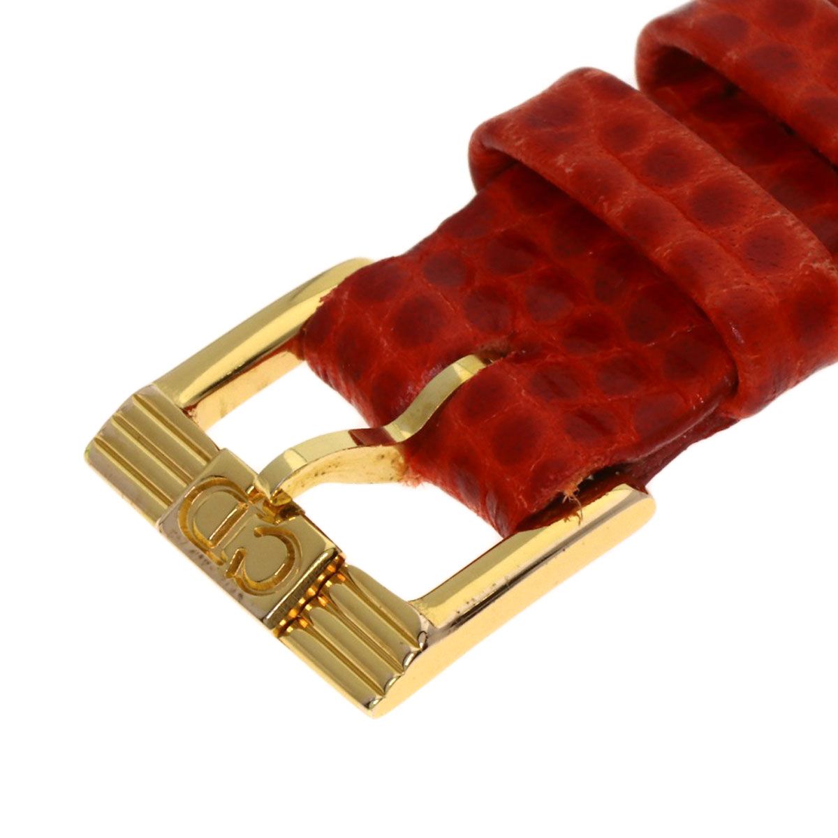 CHRISTIAN DIOR クリスチャンディオール D58-121-2 ラウンドフェイス 腕時計 SS 革 レディース WWW_USTAUSTRALIA_COM_AU