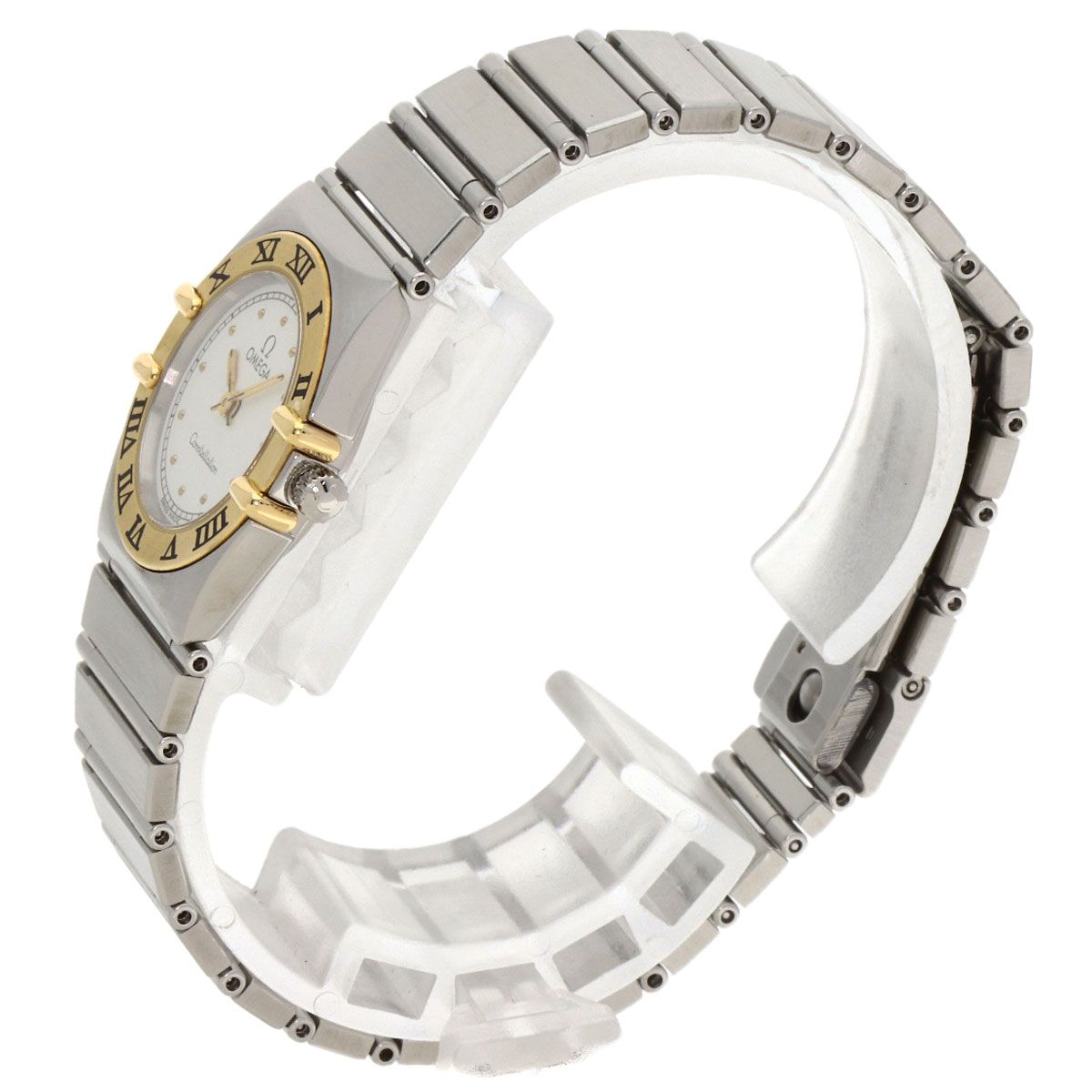 OMEGA オメガ コンステレーション フラットベゼル 腕時計 SS SS K18YG