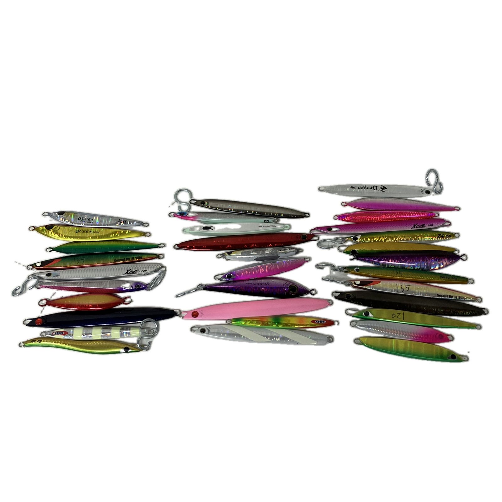 ボーズレス OCTAGON 130 Dragon 160g クロスツーQUEEN 160g ほか 計33点セット メタルジグ ルアー 釣具 S10559153
