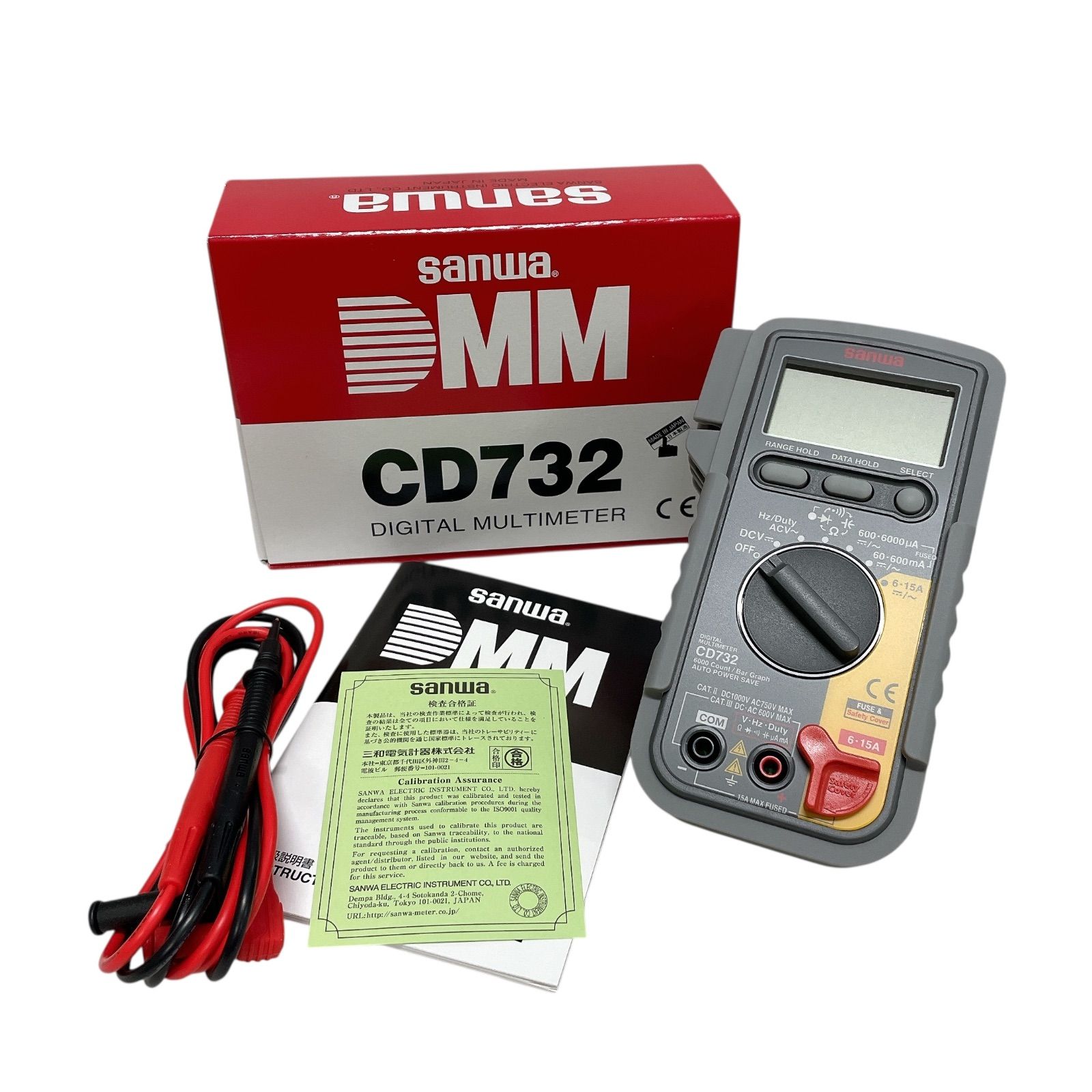 WJ68 三和電気計器 デジタルマルチメータ 10ファンクション 直流電圧