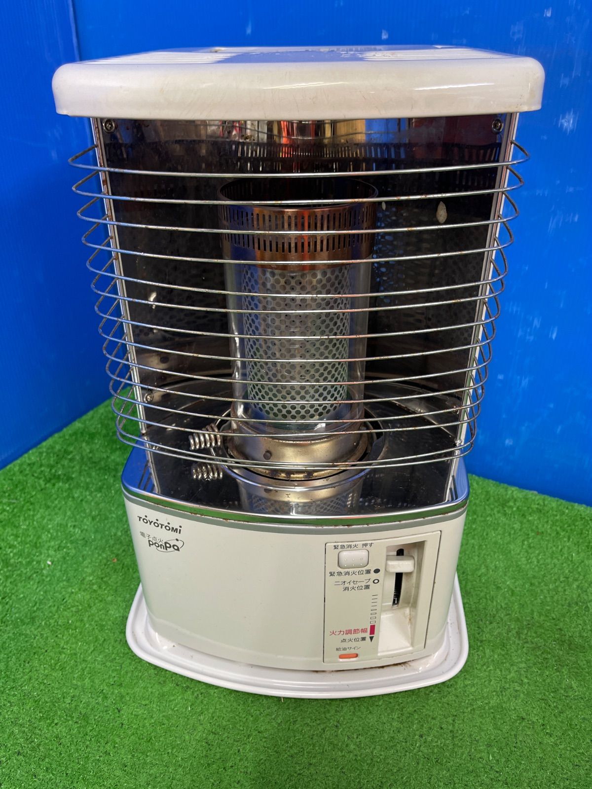 E614 トヨトミ 灯油ストーブ RS-H291 ホワイト 2021年製 動作品 送料無料 保証付 2510