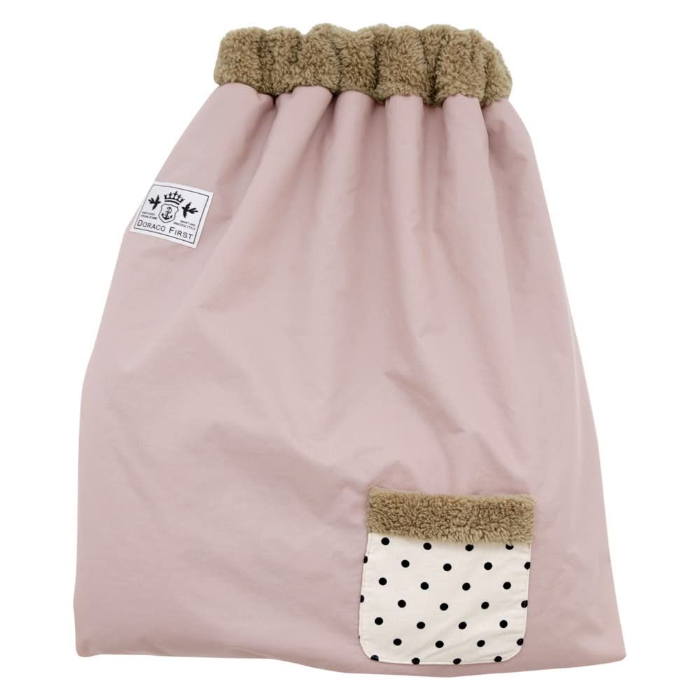 DORACO 子ども乗せ 自転車 ブランケット あったか 防寒 マジックテープ で 簡単装着 安心の 日本製 防風 軽撥水 ブランド ドラコ クリームドット