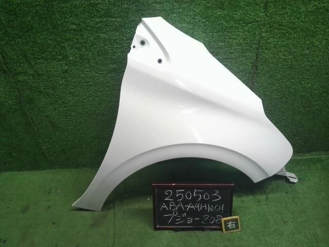 個人宅不可 離島不可 プジョー 208 ABA-A9HN01 運転席側 右フロントフェンダー 個人宅配送不可 営業所止め不可 自社品番250503