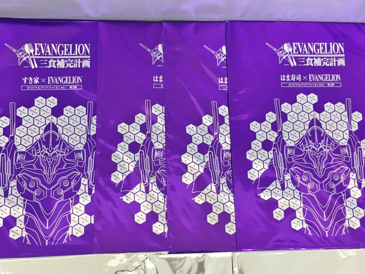 オリジナルクリアファイル15枚まとめセット 新世紀エヴァンゲリオン 三