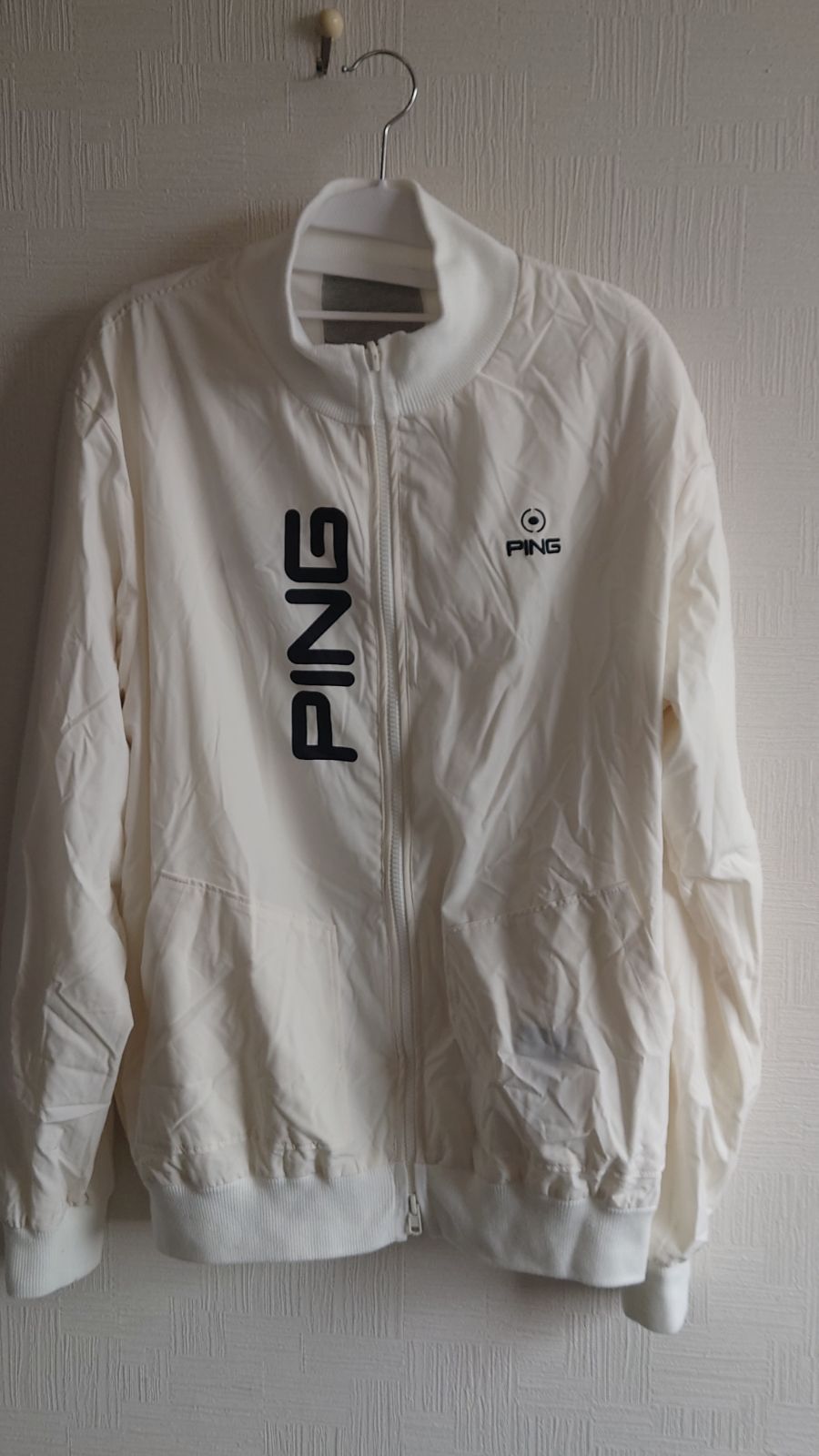 PING APPAREL ピンアパレル ゴルフジャケット メンズ 23FW フルジップニット リバーシブルブルゾン サイズ LL 621-3270007 A 1071