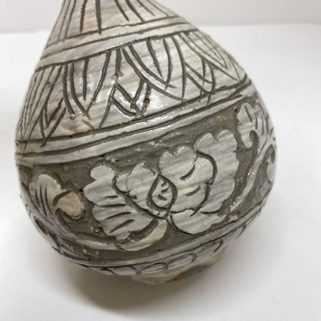 未使用保管品 高麗陶房 宮岡 英夫 白磁 千鳥 香炉 茶道具 共箱＆