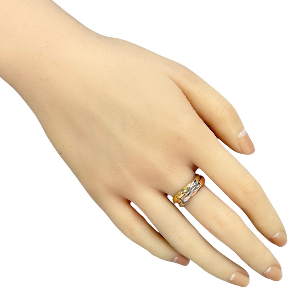 カルティエ トリニティ リング 指輪 11号 18金 K18イエローゴールド レディース CARTIER カルティエ