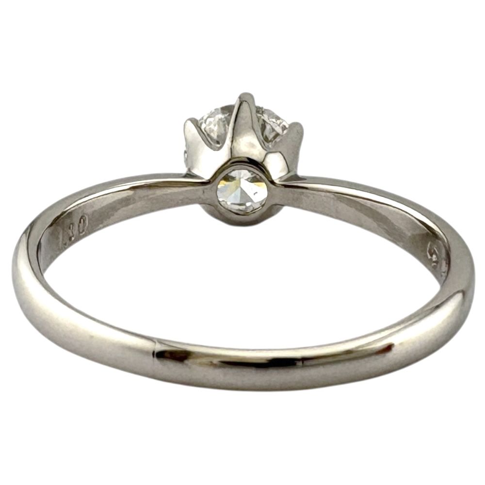 リング 指輪 17.5号 Pt900プラチナ ダイヤモンド レディース 中古