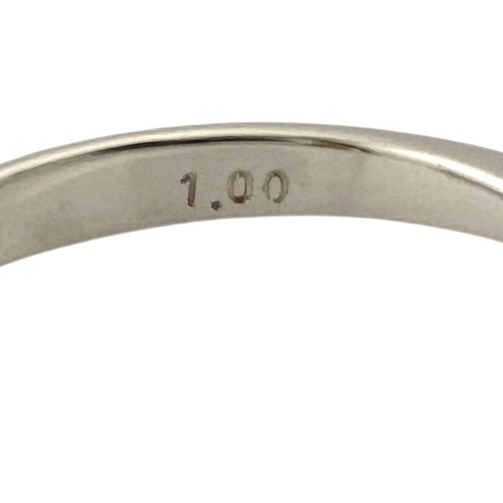 リング 指輪 17.5号 Pt900プラチナ ダイヤモンド レディース 中古