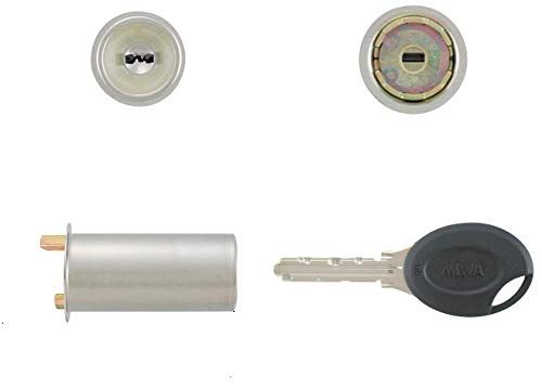 ミワロック 防犯錠 PRシリンダー PRシリンダー MIWA-PMKタイプ交換シリンダー シルバー色 PRPMK64-BF.CY