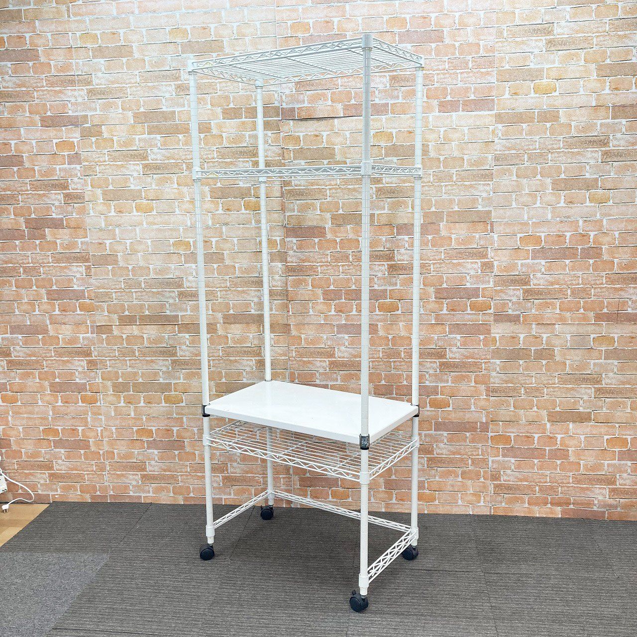 ホームエレクター5段 ホームエレクター 高さ160cm棚板(75cm×45cm