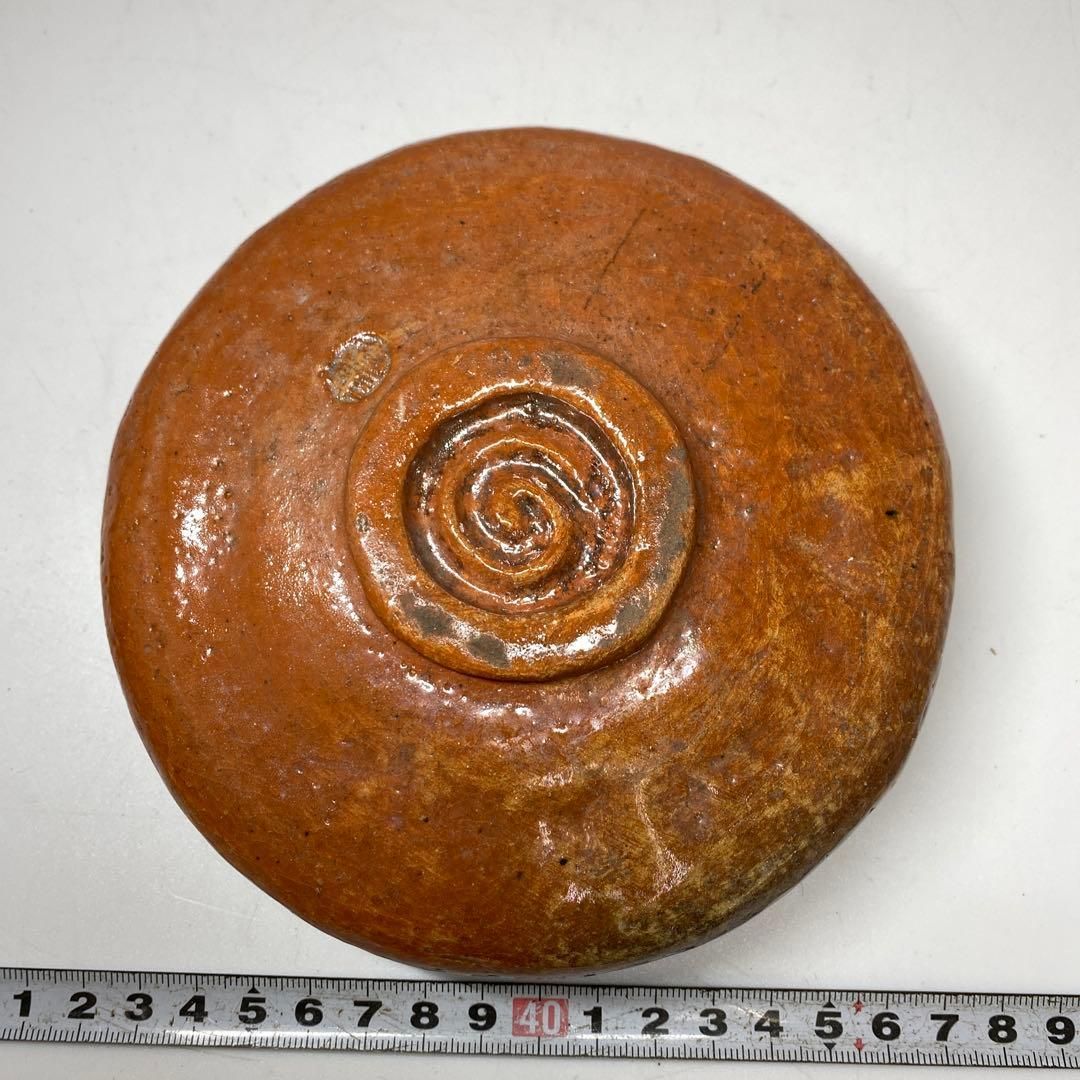 中村通年 くつ形赤楽茶碗 共箱 幅約14㎝ 東Y7-0116 2F WWW_IBETON_RU