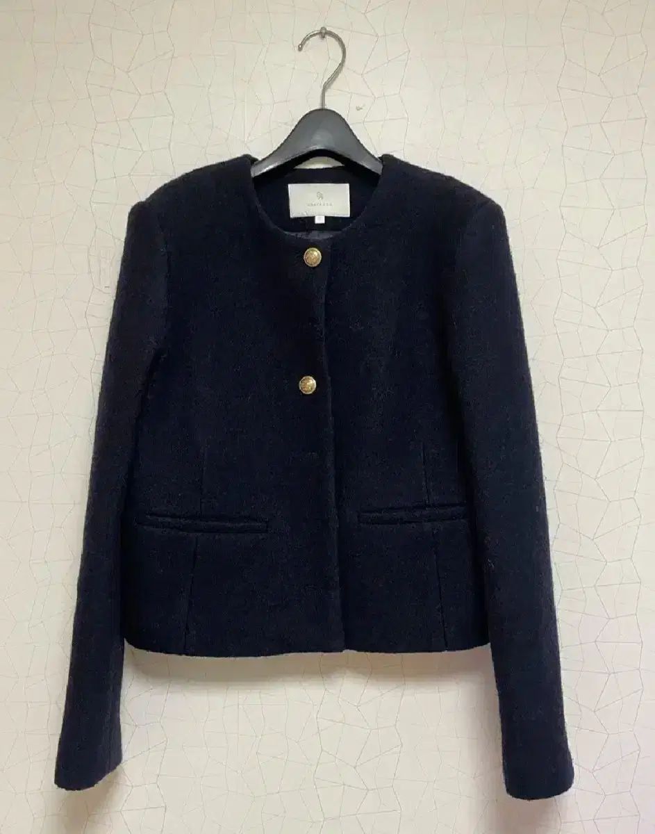 グレー ルーム シーティー ウール100 ツイード ジャケット