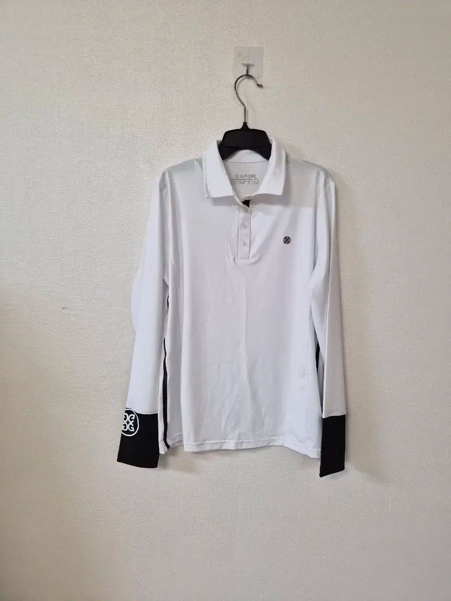 G FORE 白 バイ 長袖 ポロTシャツ 95 100