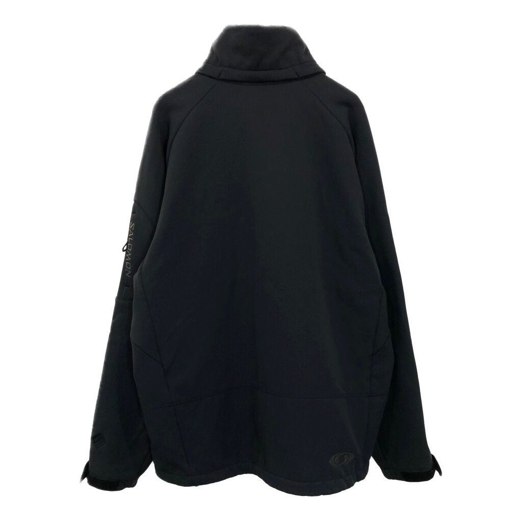 SALOMON サロモン ソフトシェルジャケット ブラック メンズ XL 古着 V0390