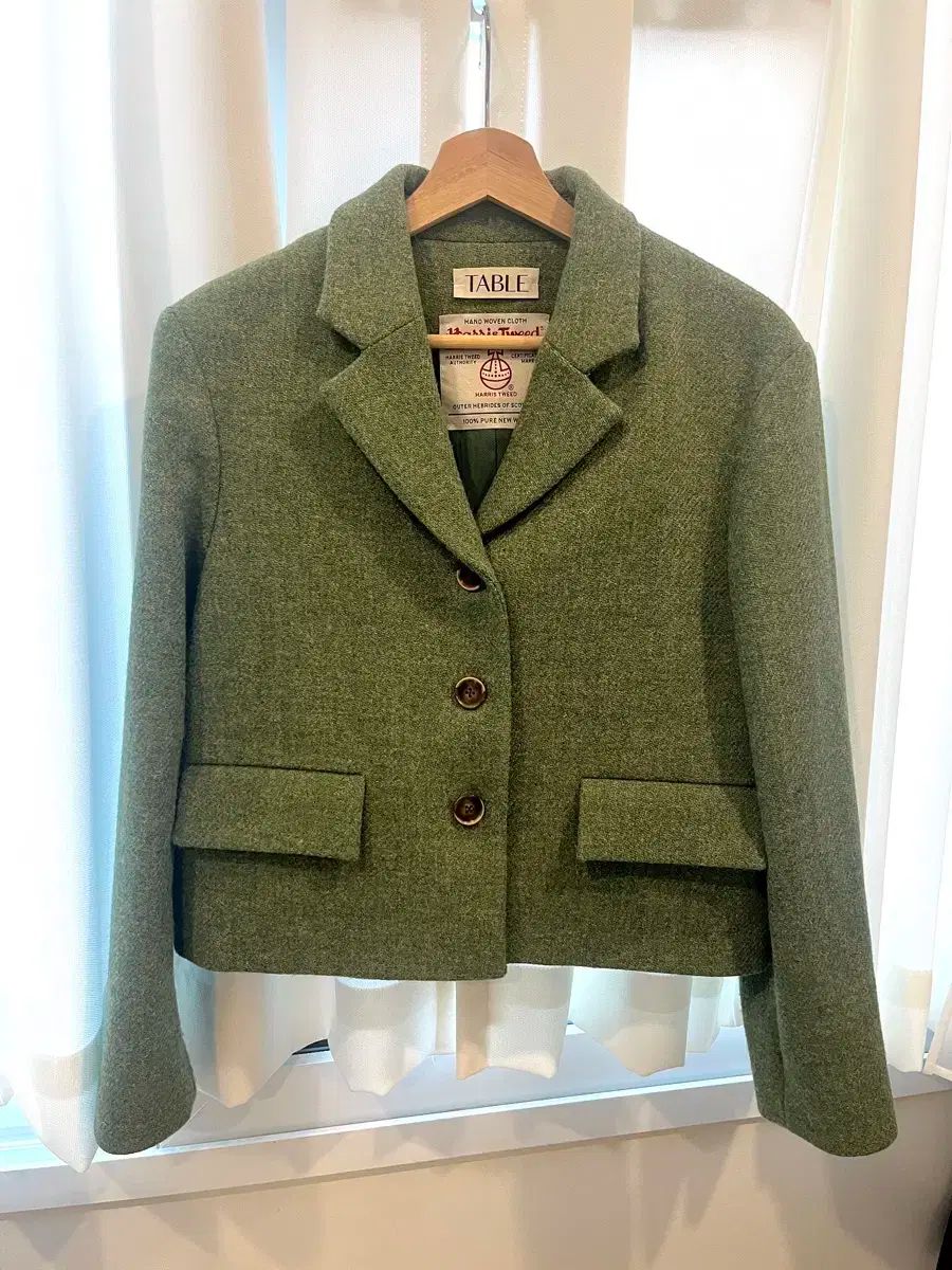 スタジオテーブル ハリー ス ウール ツイード ジャケット ウール100