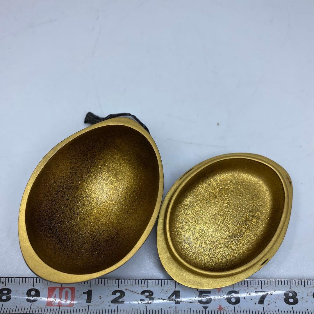 西塚朝光 輪島塗茄子香合 共箱 最大幅約7㎝ 東里7-0116☆2F - メルカリ