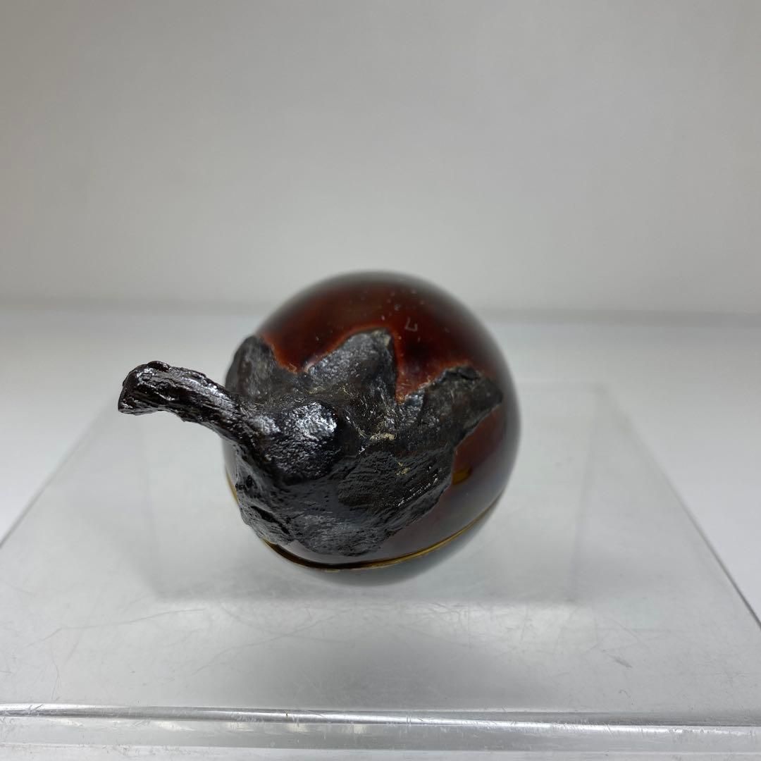 西塚朝光 輪島塗茄子香合 共箱 最大幅約7㎝ 東里7-0116☆2F - メルカリ