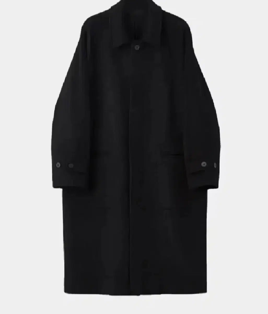 4 Hatchingroom ラグラン バルマカーンコート ブラック