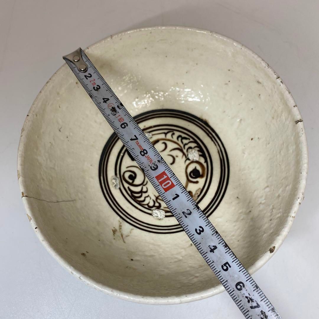 中国明時代 磁州窯鉄絵鉢 幅16.3㎝ 東Y7-0117☆2Fタルオ - メルカリ