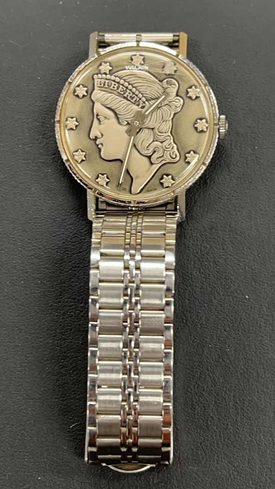 VULCAIN|ヴァルカン リバティ 文字盤 コイン 手巻き メンズ腕時計 稼働| 品