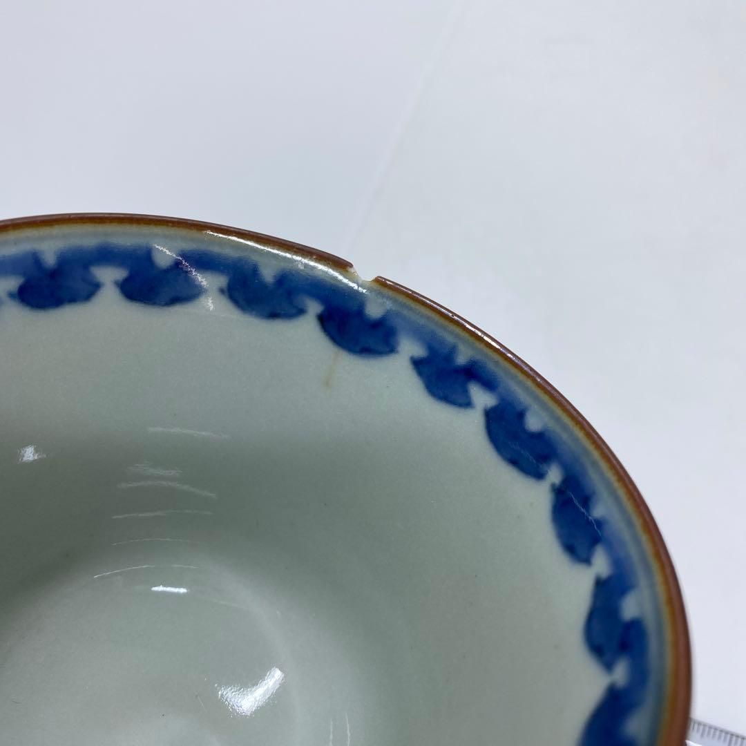 香山精製　染付そば猪口5客　口径約8.5㎝　東Y7-0117① 香山精製 染付そば猪口5客 口径約8.5㎝ 東Y7-0117① 香山